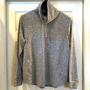 Old Navy go-dry Heather grey cowl neck XXL
